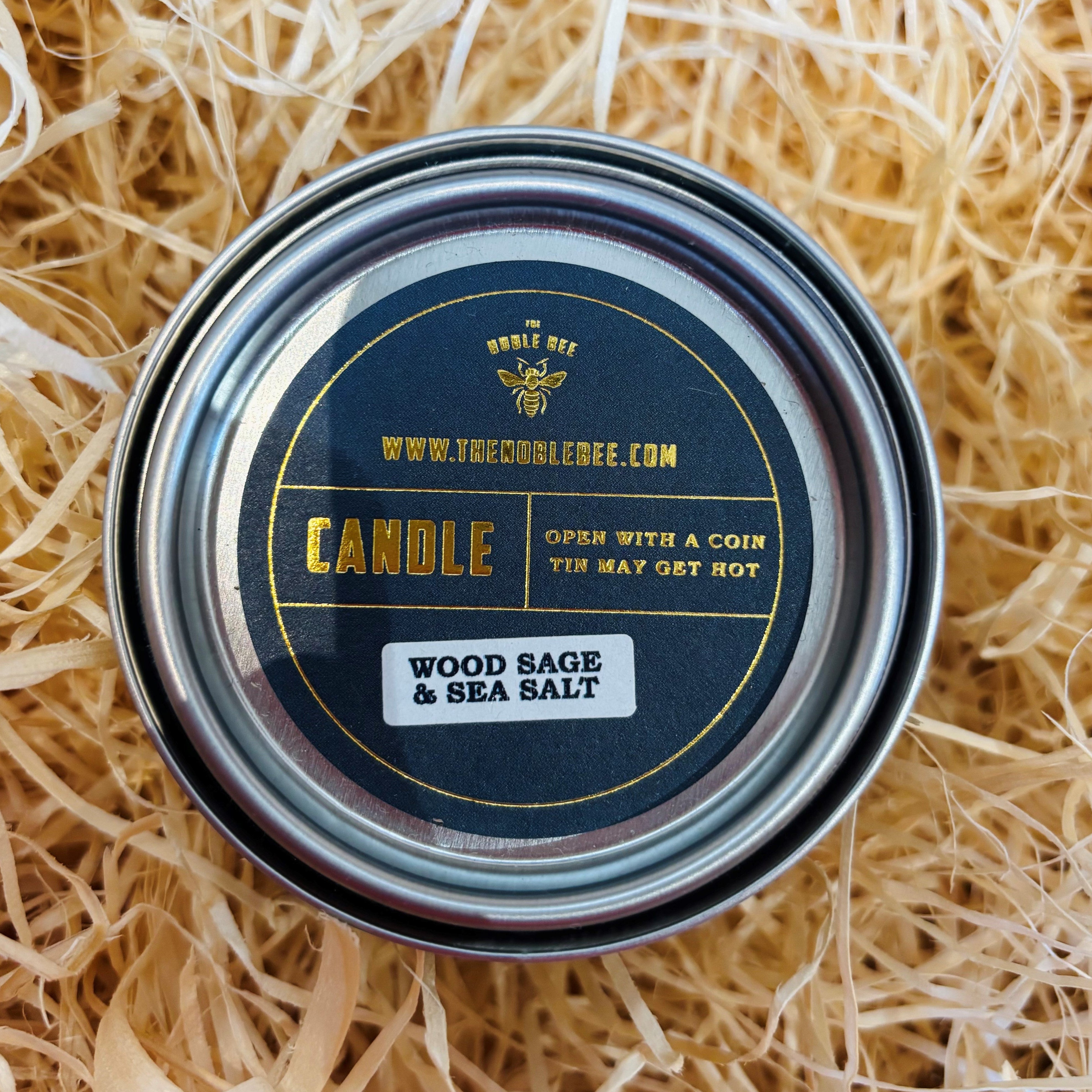 Beeswax and Coconut Wax candle made in the New Forest