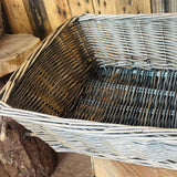 Extra Large Antique Willow Basket