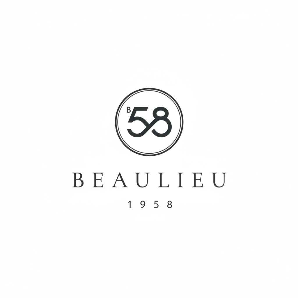 B58 Beaulieu Wines - Revised Dark Charcoal Version