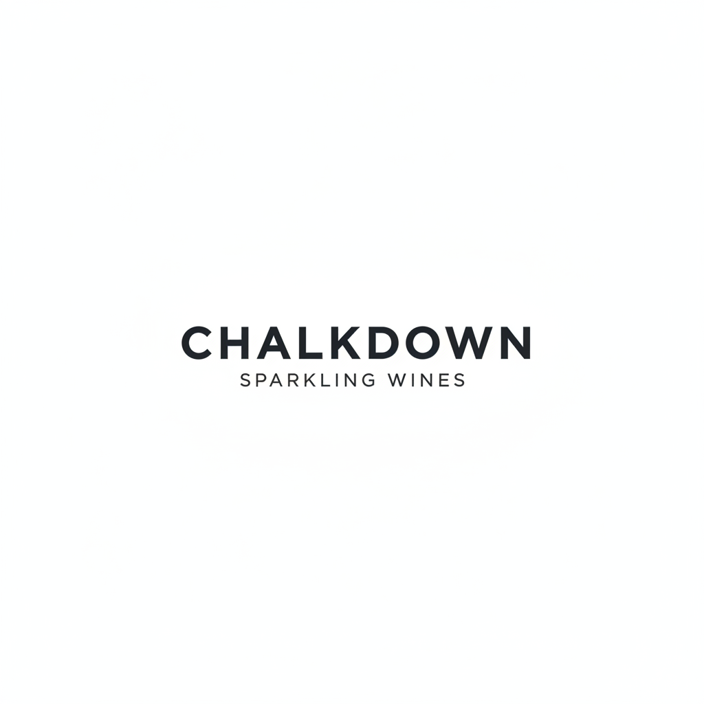 Chalkdown Sparkling Wines - Dark Charcoal Version