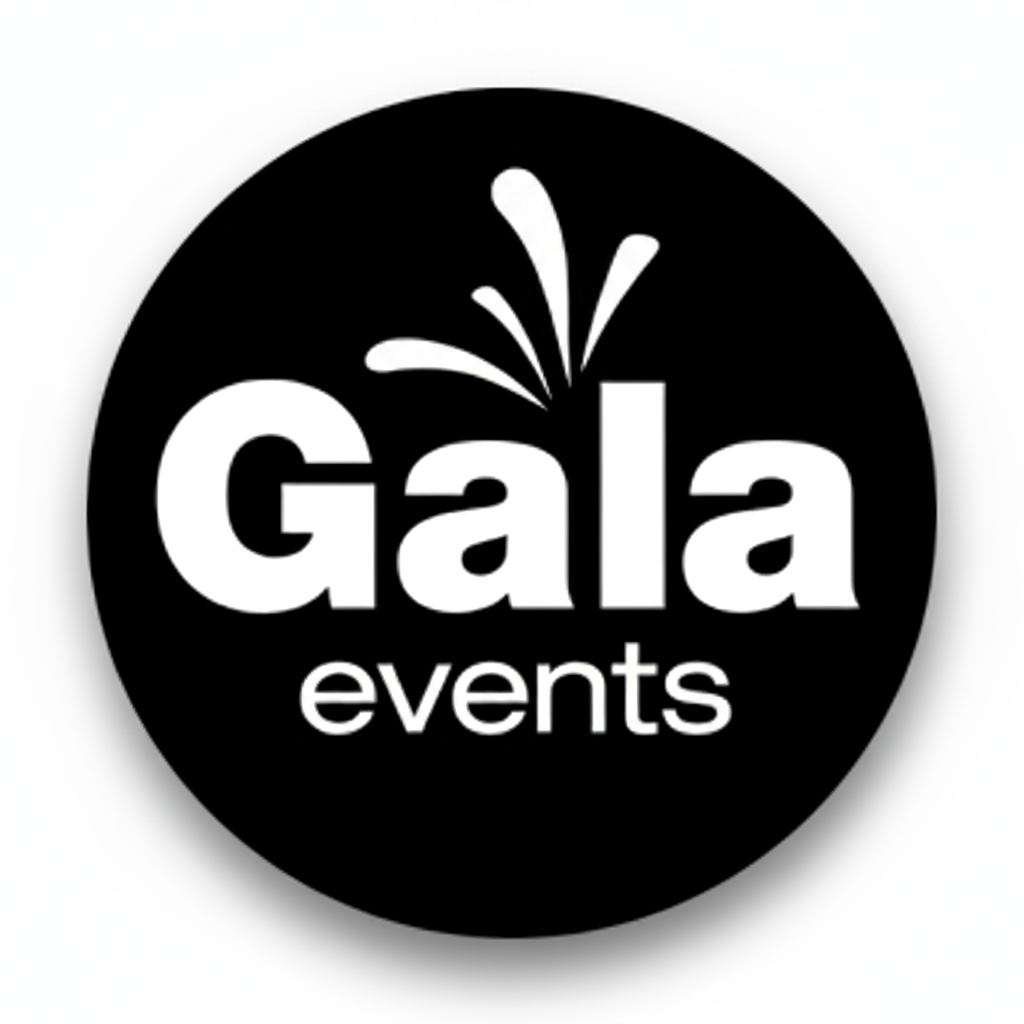Gala Events black and white