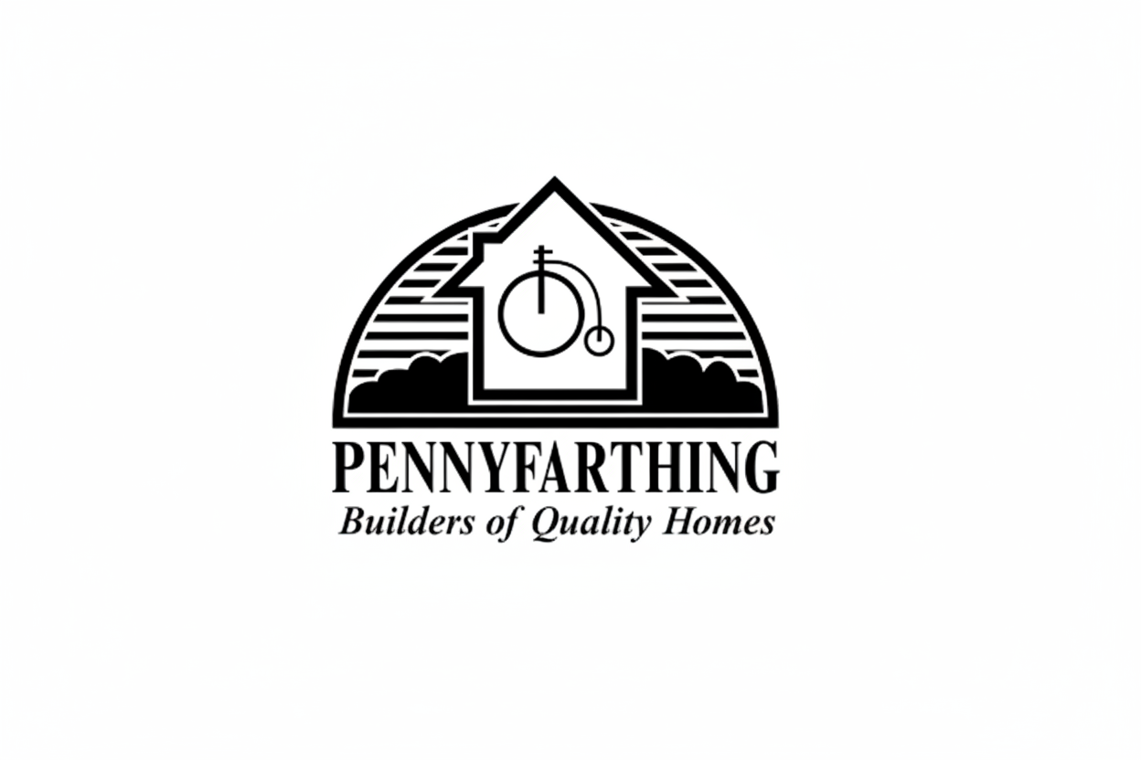 Pennyfarthing black and white